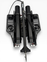 On Hook Poseidon underwater drone with harpoon, HD camera, night vision, and 150m cable.