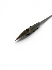 On Hook replacement harpoon with sharp, barbed tip made of marine-grade metal for underwater drones.